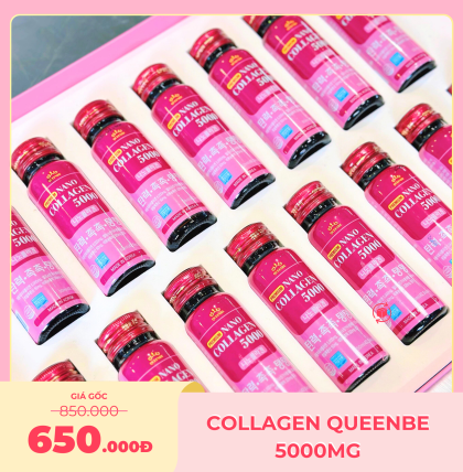 Nước uống premium nano collagen queenbe 5000MG