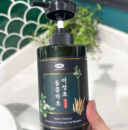 Dầu Gội Đông Trùng Hạ Thảo Diếp Cá Nature Beauty 500ml ( thùng 30 chai)