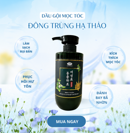 Dầu Gội Đông Trùng Hạ Thảo Diếp Cá Nature Beauty 500ml ( thùng 30 chai)
