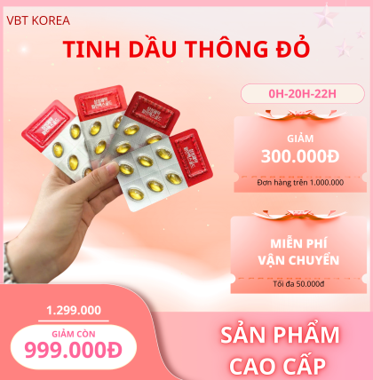 Tinh Dầu Thông Đỏ Samsung Pharm Pine Max Gold