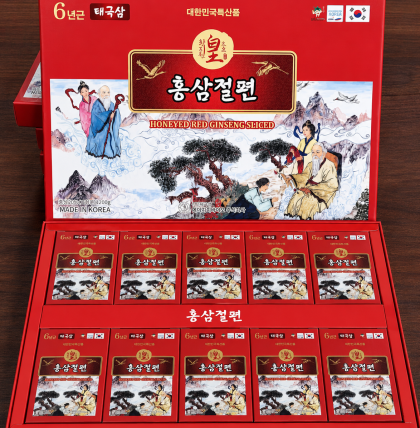 HỒNG SÂM LÁT TẨM MẬT ONG HÀN QUỐC ÔNG TIÊN (HỘP 200 GR)