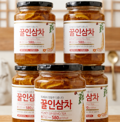 MỨT SÂM MẬT ONG DORAEWON HÀN QUỐC (LỌ 580G)