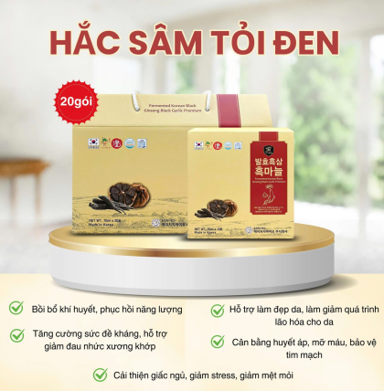 Nước hắc sâm tỏi đen Hàn Quốc ( 20 gói x 70ml)