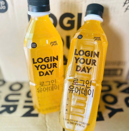 NƯỚC TĂNG LỰC HÀN QUỐC LOGIN YOUR DAY (THÙNG 10 CHAI x500 ML)