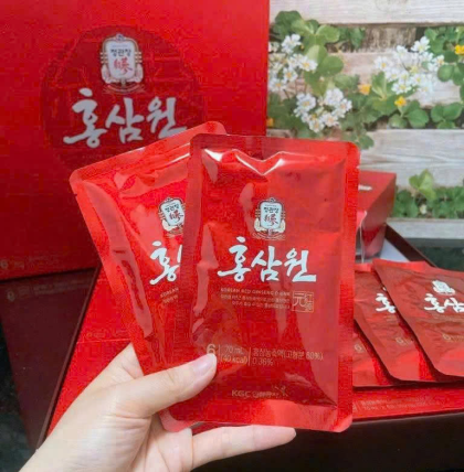 Nước hồng sâm Won KGC Jung Kwan Jang Hàn Quốc (70ml x 30 gói) 