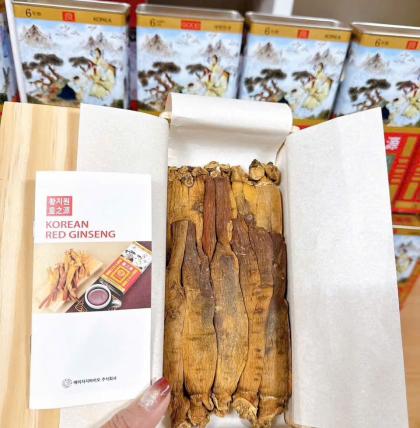 HỒNG SÂM CỦ KHÔ 300G HỘP THIẾC HG BIO