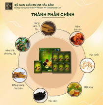 Bổ Gan Hắc Sâm Đông Trùng Hạ Thảo A+ Dodampos CM