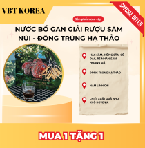 Nước Bổ Gan Giải Rượu Sâm Núi - Đông Trùng Hạ Thảo K-BEST