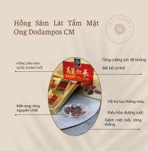 Hồng Sâm Lát Tẩm Mật Ong Dodampos CM