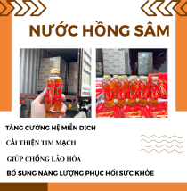 Nước Hồng Sâm Chai Nguyên Củ K-POWER GBC hộp 10 chai x 120ml